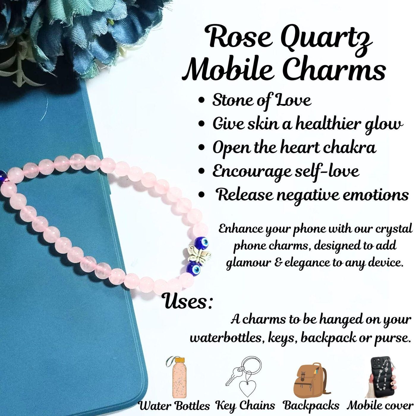 Rose Quartz from the Luna Vibes collection